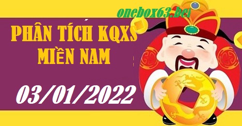 Soi cầu XSMN 03/01/2022  tại onebox63.info