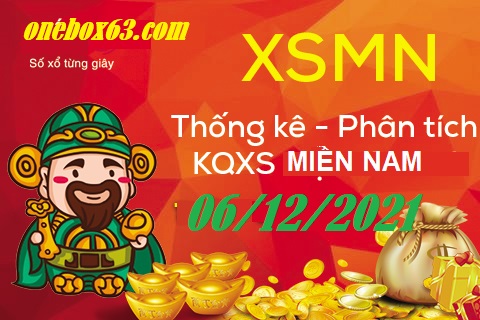 Soi cầu XSMN 06/12/2021 tại onebox63.info