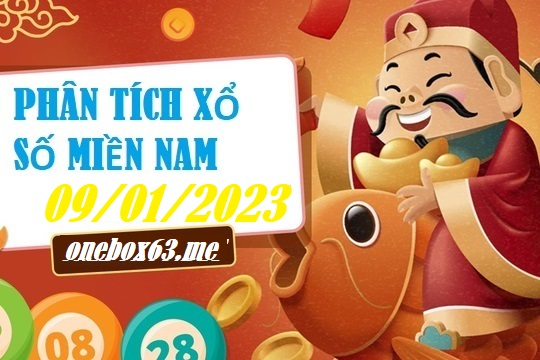 Soi cầu XSMN 9/1/23 tại Onebox63