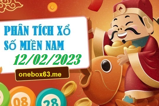 Soi cầu XSMN 12/02/2023 tại Onebox63