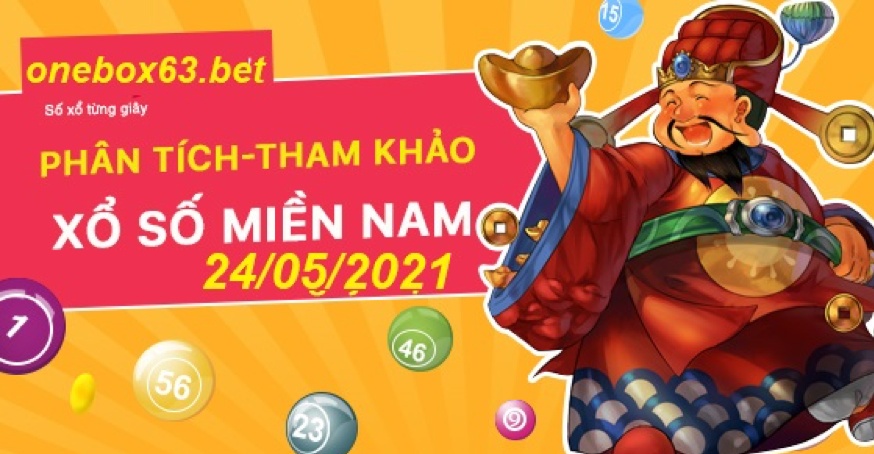 Soi cầu XSMN 24/5/2021 tại onebox63.info