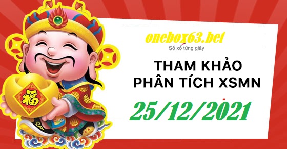 Soi cầu XSMN 25/12/2021 tại onebox63.info